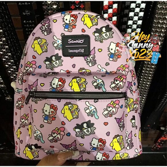 Loungefly Hello Kitty And Friends Half Skeleton Mini Backpack main image 4